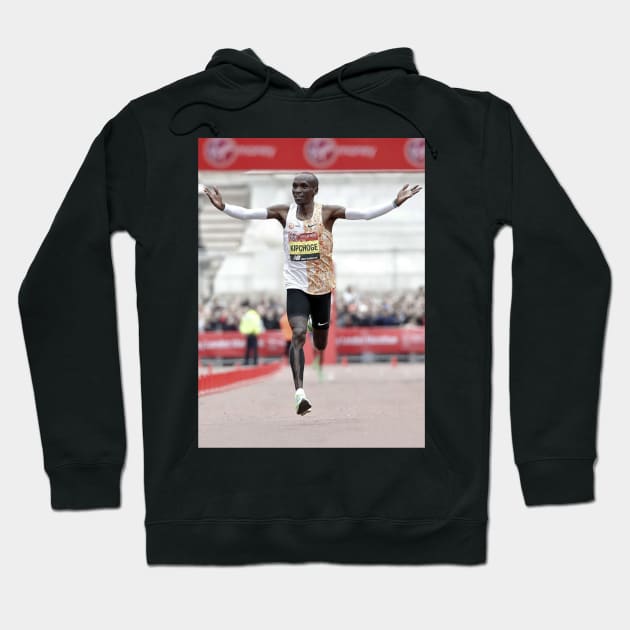 Eliud Kipchoge 3 Hoodie by BreanRothrock